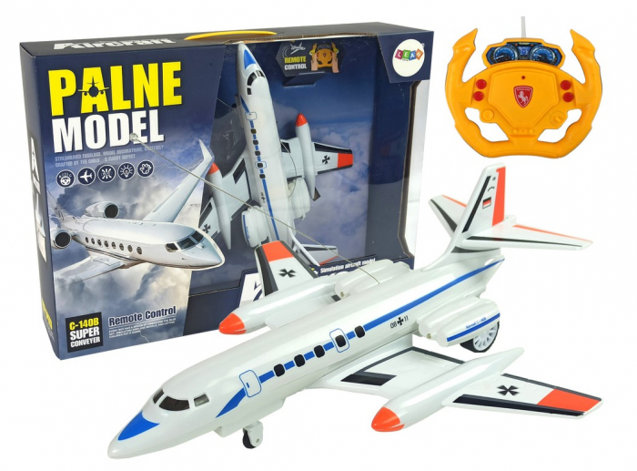 Avion de pasageri cu telecomandă, lumină, 40 MHz, Pilot [1]