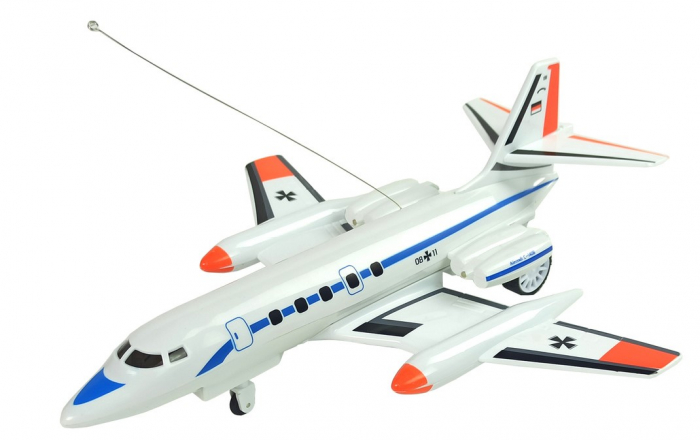 Avion de pasageri cu telecomandă, lumină, 40 MHz, Pilot [2]