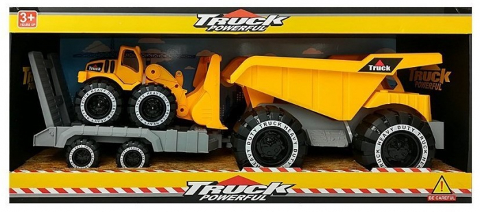 Basculantă cu remorcă și buldozer 49 cm – Șantier de construcții [10]