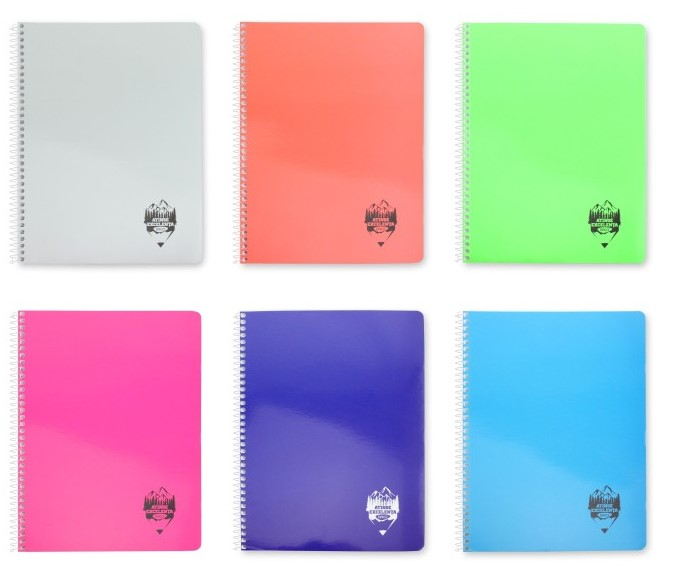 Caiet A4 120 file copertă carton spiră Română DACO [1]