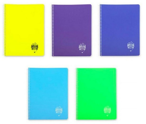 Caiet A4 96 file copertă plastic spiră Română DACO [2]