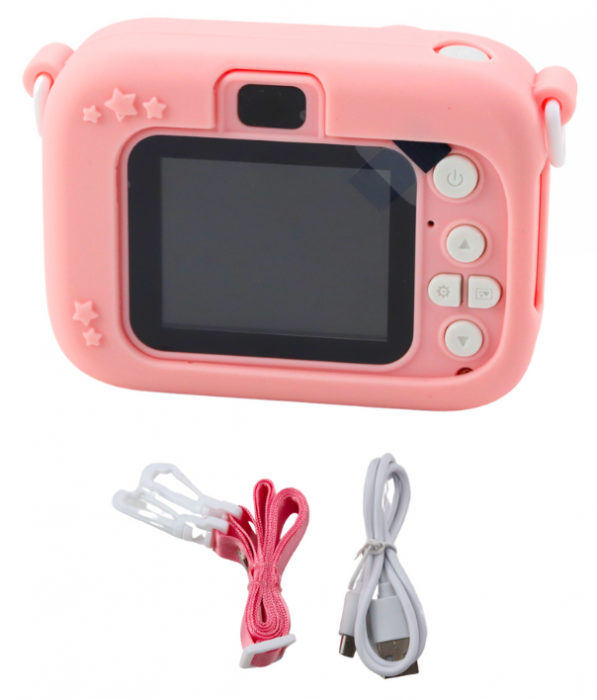 Cameră Digitală pentru Copii Unicorn Roz 48MP HD 1080P [3]