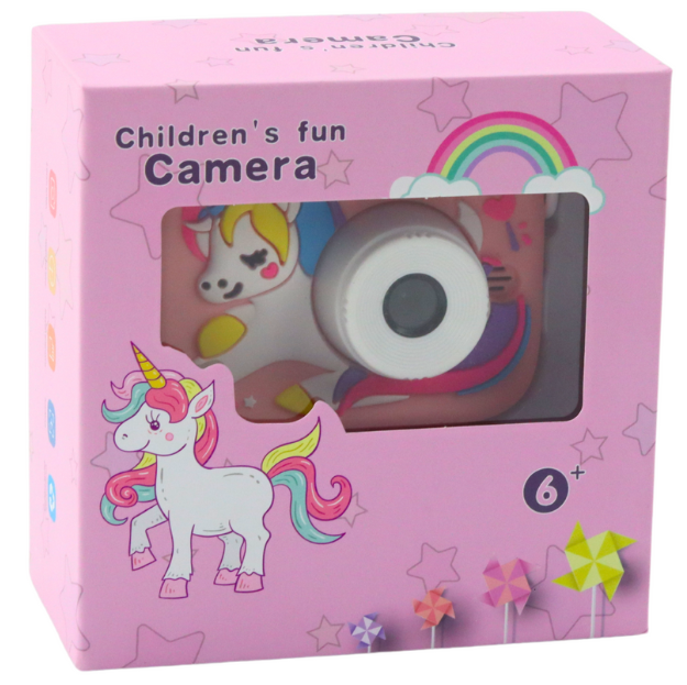 Cameră Digitală pentru Copii Unicorn Roz 48MP HD 1080P [4]