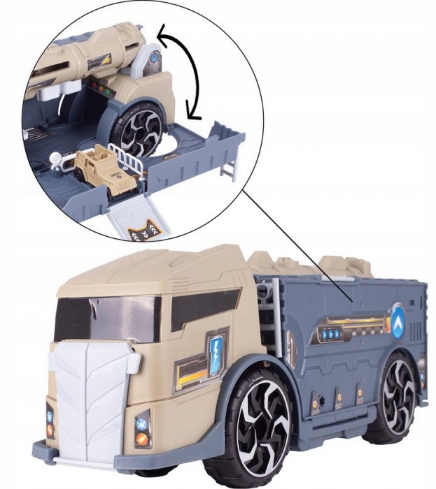 Camion Militar cu Lansator de Rachete – Set cu Stație de Alimentare și Semne [9]