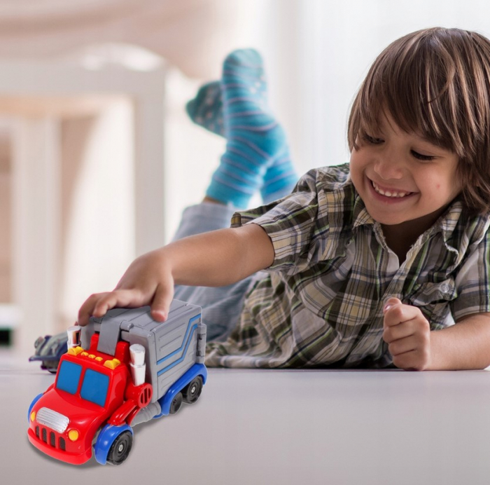 Camion Roșu Transformabil în Robot [9]