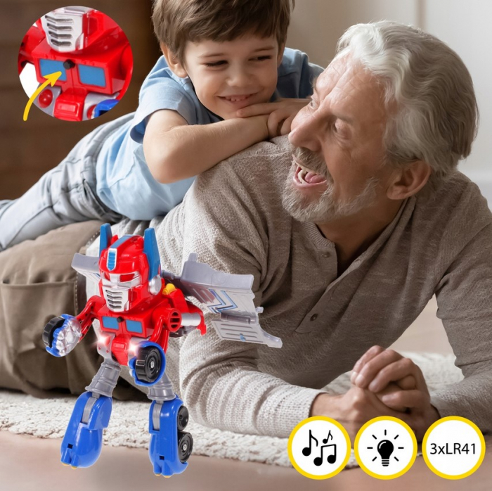 Camion Roșu Transformabil în Robot [10]