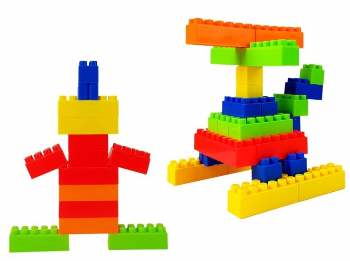 Cărămizi de construcție într-un borcan – Mașină de 35 cm, 205 piese [3]