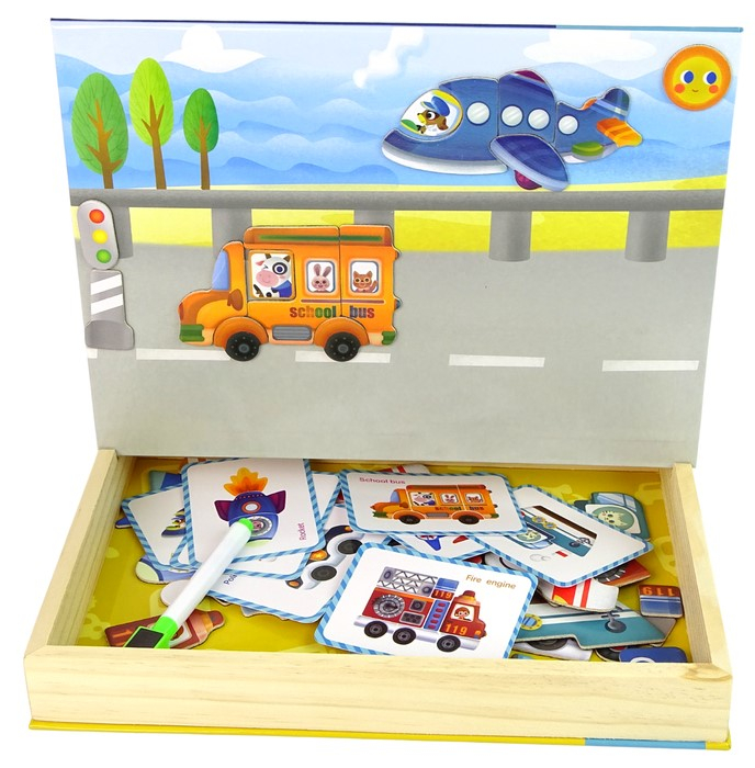 Carte Magnetică Puzzle – Transport (Vehicule) [2]