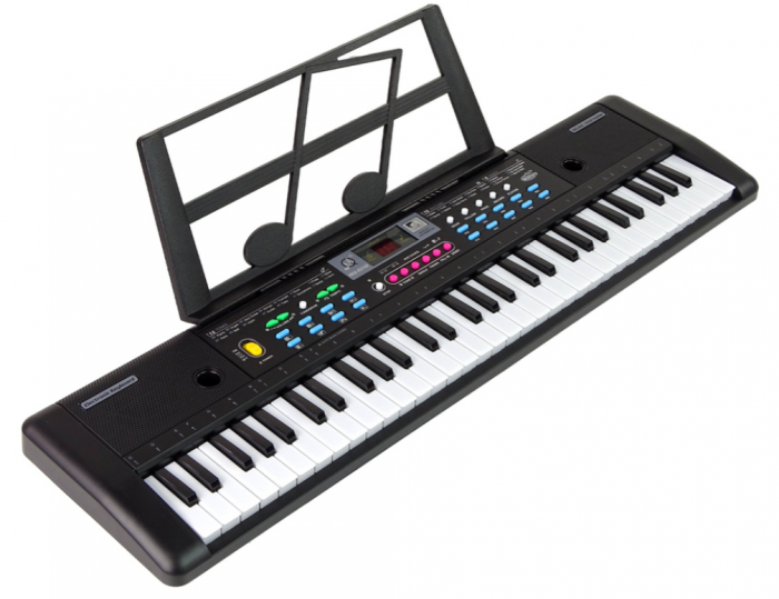Claviatură MQ-6112 cu microfon și suport pentru note, 61 de clape [3]