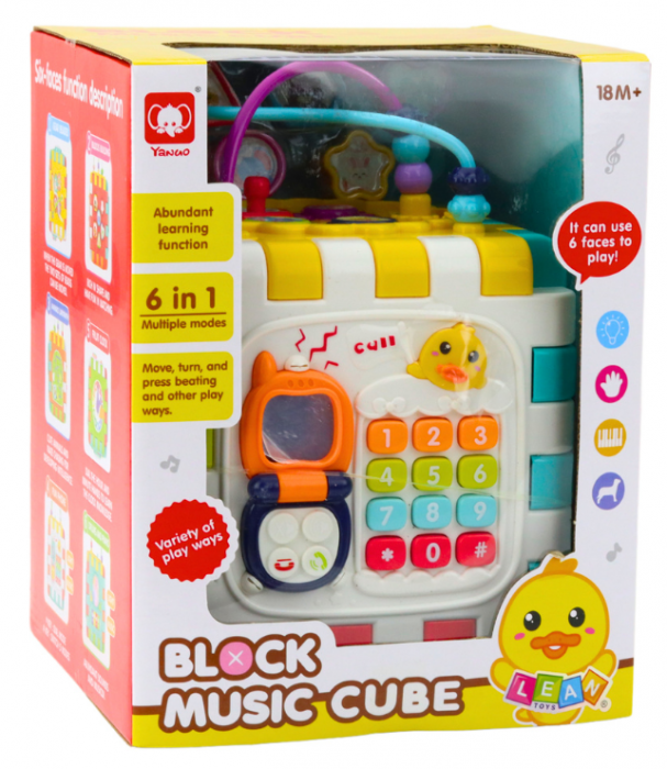 Cub educațional muzical interactiv pentru copii mici 6 în 1 [3]