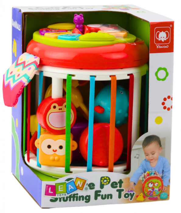 Cub senzorial cilindric interactiv – sortator cu lumini, sunete și culori [5]