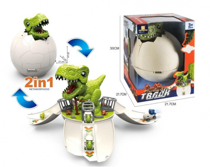 Dinozaur 2 în 1 – Lansator de vehicule [1]
