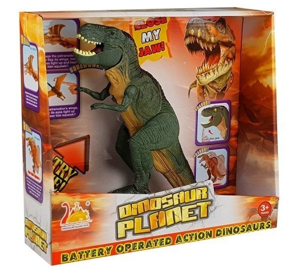 Dinozaur Mare – Tyrannosaurus Rex cu Baterii, Mers Automat [6]