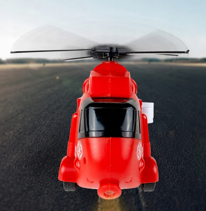 Elicopter de Pompieri 1:16 cu Lumini, Sunete și Proiector [6]