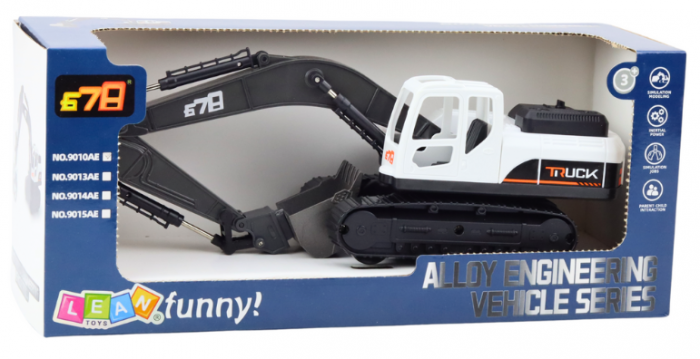Excavator cu Șenile, Cupă Metalică, Joints Mobile și Rotire 360° [4]
