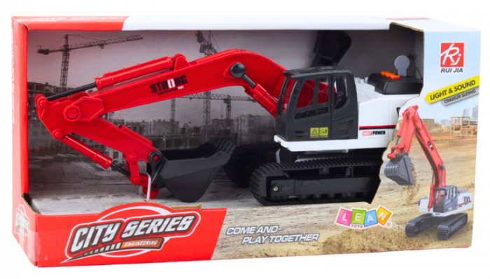 Excavator cu Șenile, Cupă Mobilă, Cabina Rotativă 360° 1:14 [4]