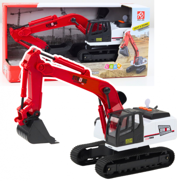 Excavator cu Șenile, Cupă Mobilă, Cabina Rotativă 360° 1:14 [1]