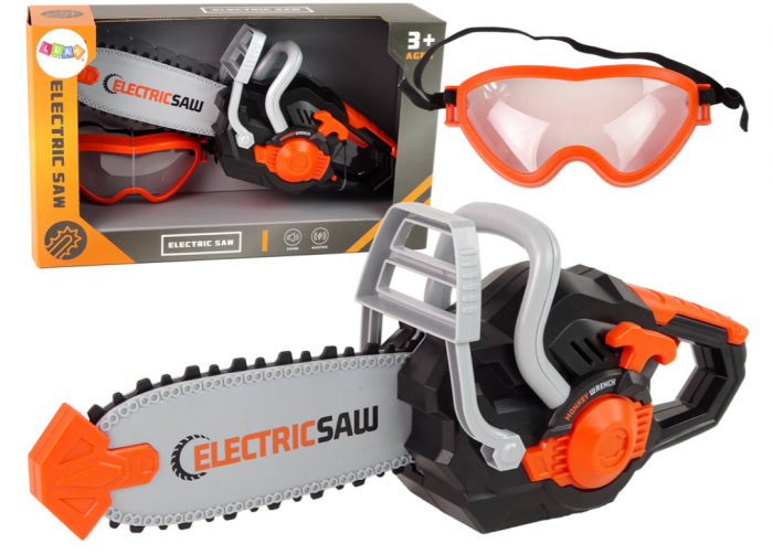 Fierăstrău electric de jucărie DIY – Negru cu Sunete [2]