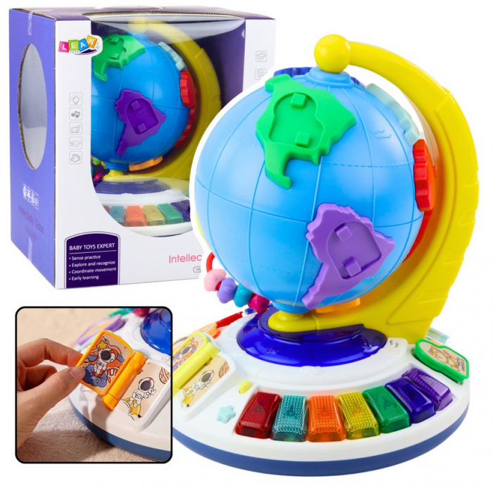 Glob Muzical Educațional Interactiv – Continente, Animale, Sunete și Lumină [1]