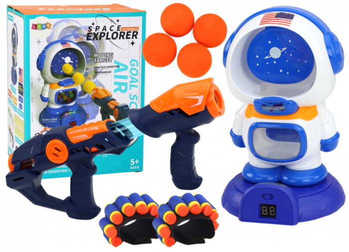 Joc Arcade Astronaut – Trage cu 2 Pistoale, Bile și Săgeți [1]