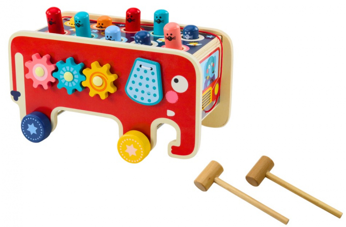 Joc de îndemânare din lemn pentru copii – Whac-a-Mole [2]