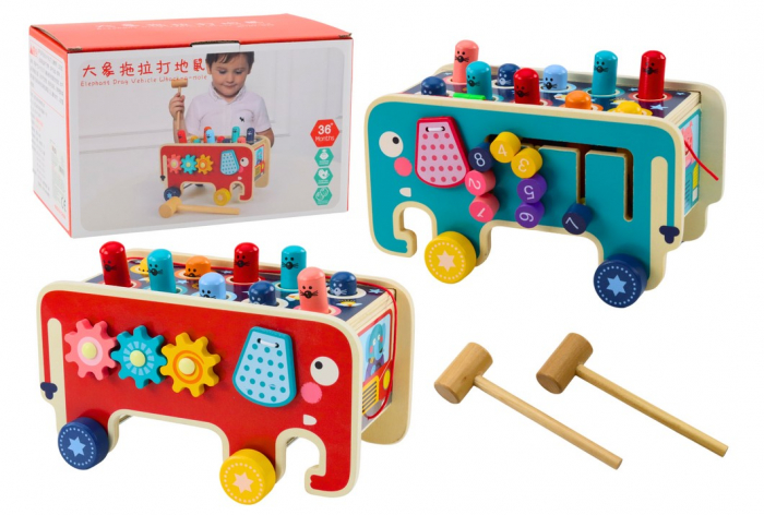 Joc de îndemânare din lemn pentru copii – Whac-a-Mole [1]