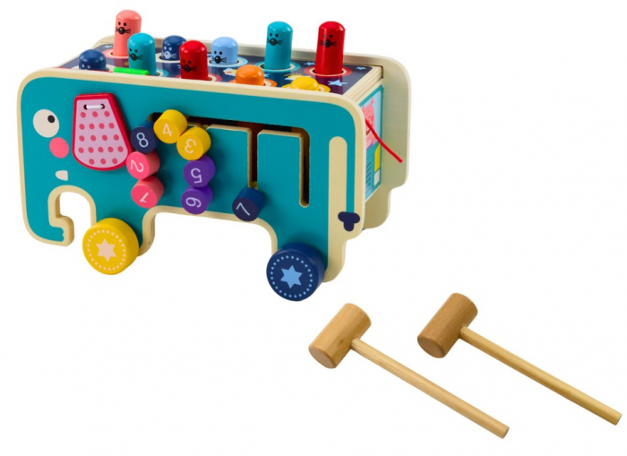 Joc de îndemânare din lemn pentru copii – Whac-a-Mole [3]