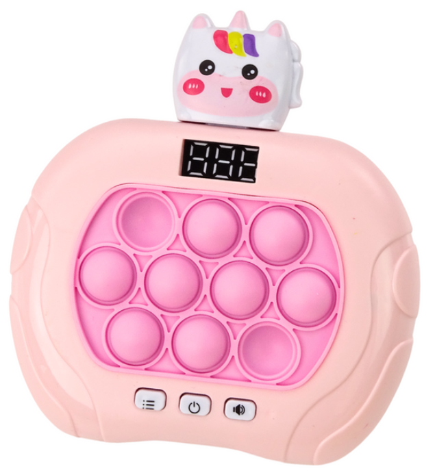 Joc Pop-It „Wac-A-Mole” Unicorn – cu Lumini, Sunete – Roz [2]