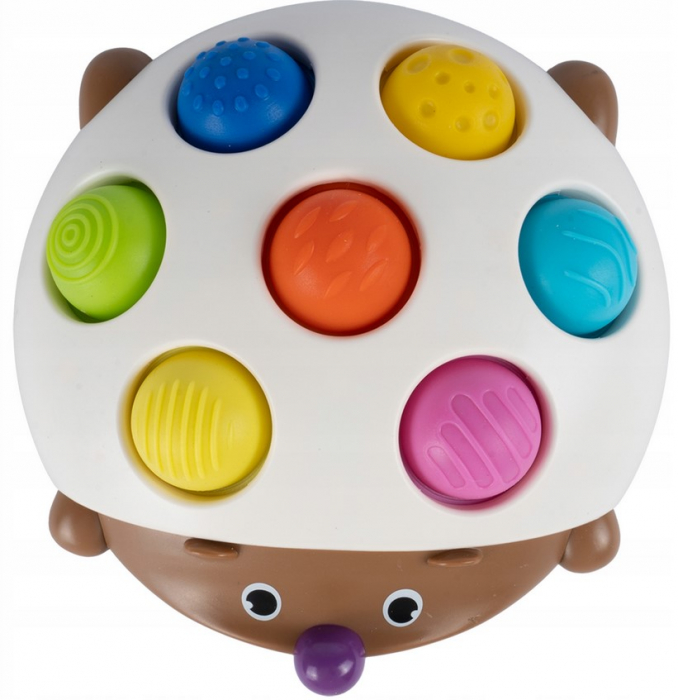 Jucărie senzorială antistres – Arici colorat Pop It [8]