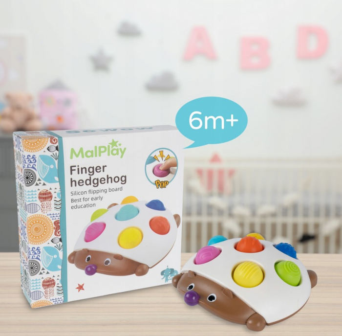 Jucărie senzorială antistres – Arici colorat Pop It [10]