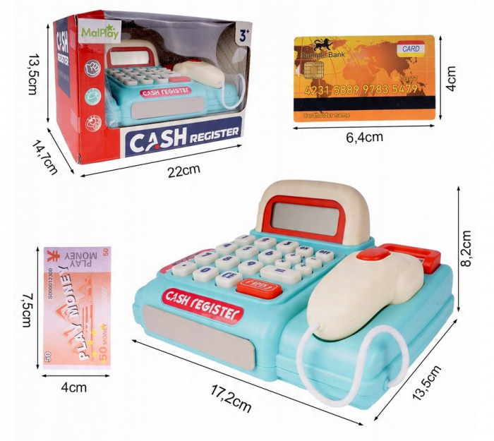Kasa de Jucărie „Fun Cash” – Set Interactiv pentru Micii Comercianți [2]