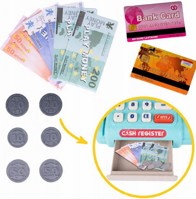 Kasa de Jucărie „Fun Cash” – Set Interactiv pentru Micii Comercianți [6]