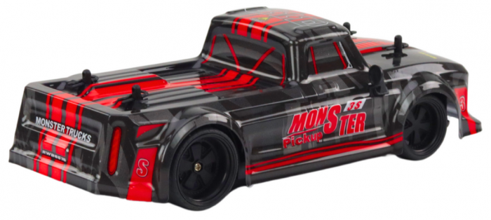 Mașină cu Telecomandă Pick-Up 1:18 Roți de Cauciuc Roșie [3]