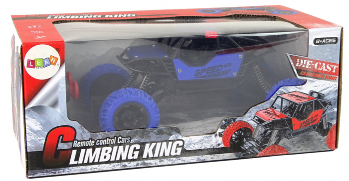 Mașină de teren cu telecomandă R/C 1:18 albastră [8]