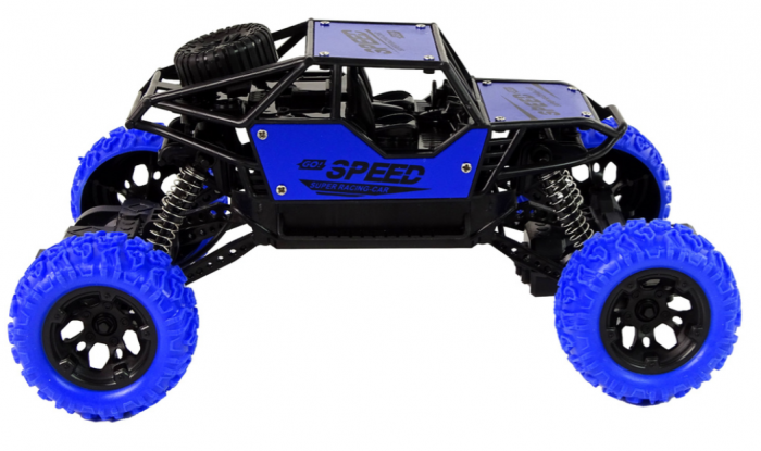 Mașină de teren cu telecomandă R/C 1:18 albastră [5]