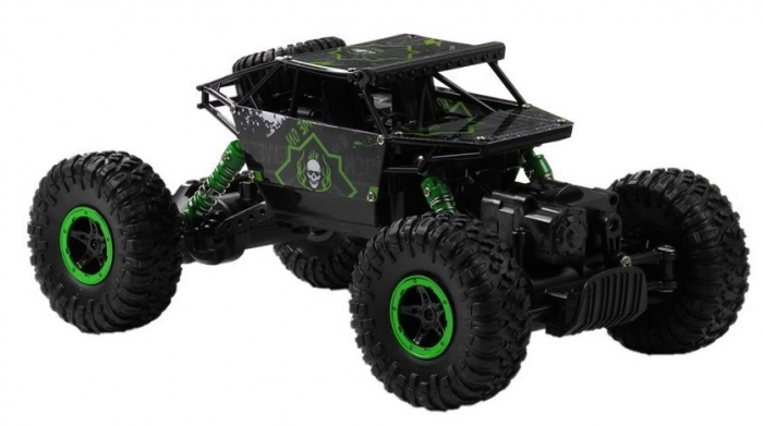 Mașină Monster Truck cu Telecomandă – Jeep 1:18 Verde [2]