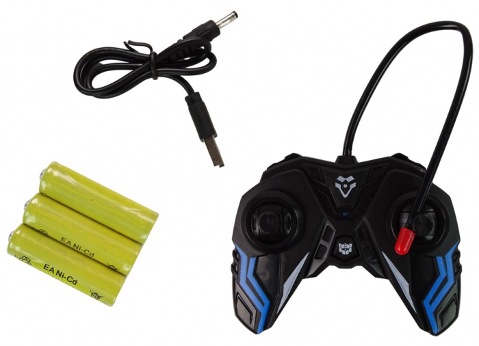 Mașină Robot 2în1 cu Telecomandă – Roșie [4]