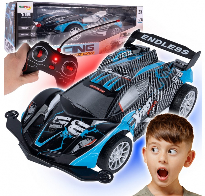Mașină Stunt RC 1:16 – 4 Canale cu Lumină [2]