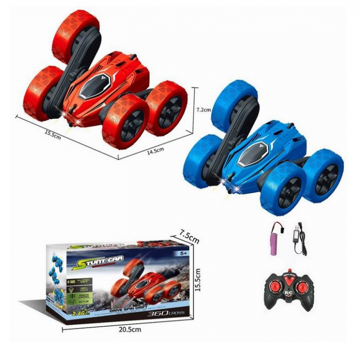 Mașină Twister 360° – Acrobat Radiocomandat cu LED [1]