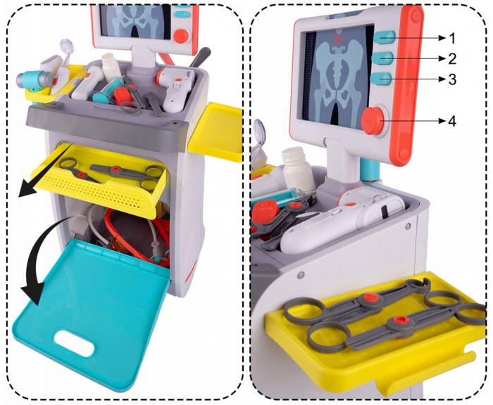 Măsuță Medicală – Set Mic Doctor [10]