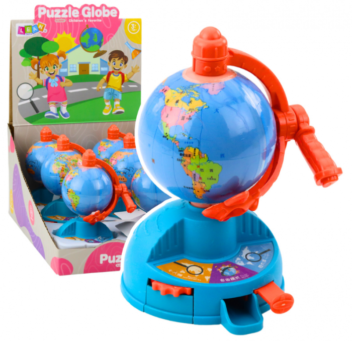 Mini Glob Pământesc Rotativ cu Pinion și Avion Mobil [1]