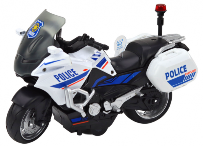 Motocicletă Sport de Poliție cu Mecanism Fricțiune, Scara 1:10 [3]