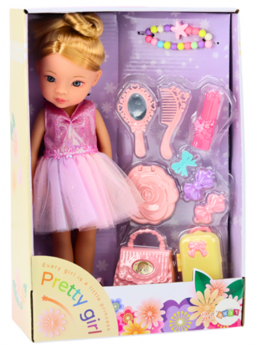 Păpușă Balerină Roz cu Accesorii – Set Rochie și Accesorii de Balet [5]