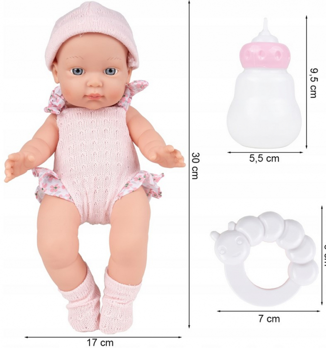 Păpușă bebeluș cu accesorii – set complet pentru joacă [3]