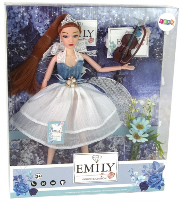 Păpușa Emily cu Vioară și Flori – Eleganță și Muzică în Joaca Copiilor [5]
