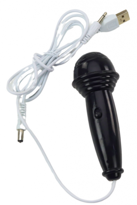 Pian Electric pentru Copii cu Suport pentru Microfon – Negru [3]