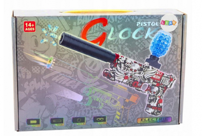 Pistol 2în1 pentru bile gel și săgeți din spumă cu apă [5]