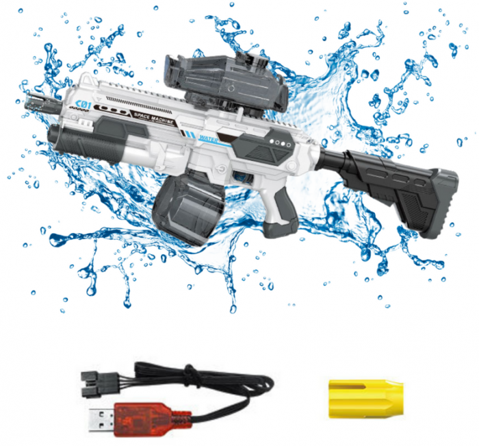 Pistol cu apă electric spațial M16, capacitate 1350 ml [3]