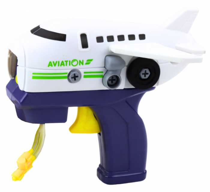 Pistol cu Bule Avion + Șurubelniță 2 în 1 cu Lichid [2]