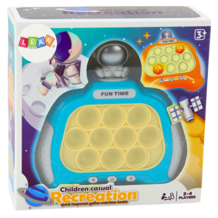 Pop-It Joc Whac-A-Mole Spaceman cu Lumini și Sunete, Albastru [3]